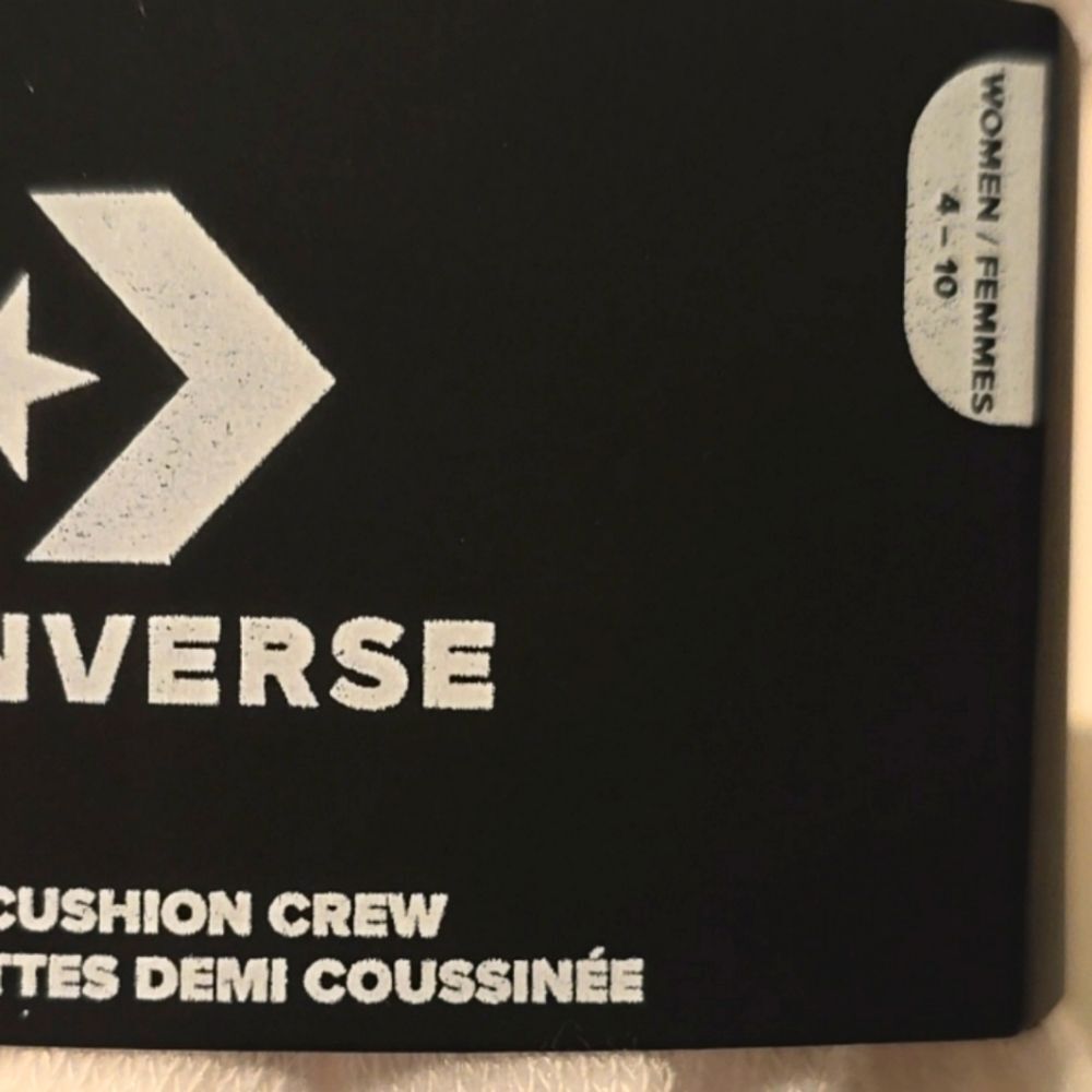 Converse 3-PK Chevron Star Logo Crew Socks - Picture 8 of 8